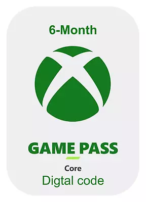 6 Months Xbox Live Gold | Game Pass Core Membership For Xbox One/X/S Global • £41.99