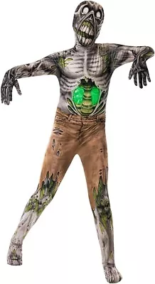 Kids Green Slime Zombie Morphsuit Boys Girls Scary Radioactive Halloween Suit • $45.95