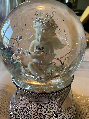 Snow Globe Angel Blessings Music Box (Things Remembered) • $22
