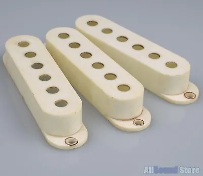 Master Relic 60's Aged PARCHMENT WHITE Pickup Covers For Fender® Stratocaster® • $69.55