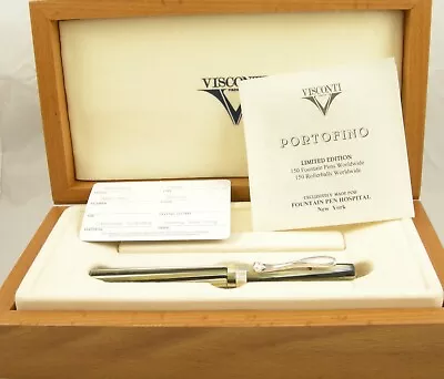 Visconti Portofino Faceted Celluloid Limited Edition Rollerball Pen - New In Box • $175