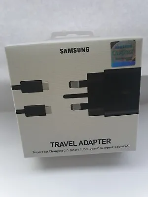 Samsung 45w Super Fast Charger Adapter And Type C Cable S24 S23 Ultra S22  • £15.20