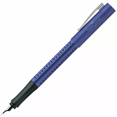 Faber-Castell Fountain Pen Grip 2011 Classic Design Blue Finish Fine Nib 140907 • $19.99