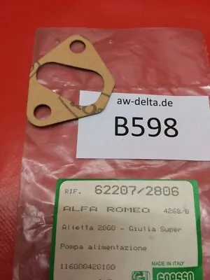 Alfa Romeo Alfetta Giulia Super Gasket Petrol Pump AC 116000420100 New • $2.08