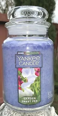 ☆☆garden Sweet Pea☆☆ Large Yankee Candle Jar~free Ship☆☆floral Scented Candle • £31.13