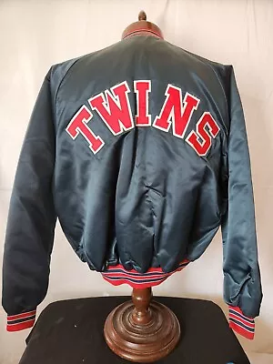 🚨🔥Vintage Chalk Line XL Minnesota Twins Starter Style Spellout Jacket EUC... • $499.99