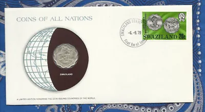 $7.61 • Buy Coins Of All Nations Swaziland 20 Cents 1975 UNC 