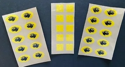 Michigan Wolverines Mini Helmet Award Decals - 3m 20mil - Maize Match • $21.99