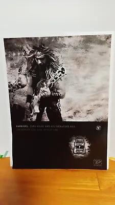 Zakk Wylde Crybaby Dunlop Effects Pedal Guitar Print Ad 11 X 8.5 • $3.75