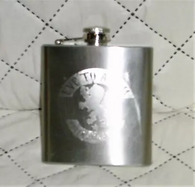 Eve To Adam Queens New York 6 Oz Stainless Steel Hip Flask USED No Dents • $4.99