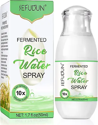 Rice Water Spray Hair Growth And Regrowth Serum Treatment For...  • £10.50