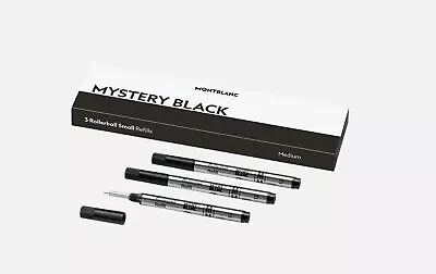 Montblanc Refill Rollerball Medium 3x1 Mystery Black Small Pen Refill • $26.29