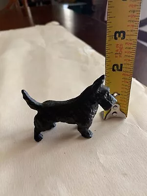 Antique Vintage Cast Metal Scottie Scotty Dog Figurine Sculpture Paperweight • $37.63