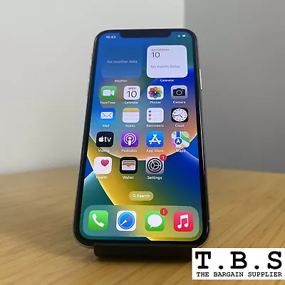 Apple IPhone X - 64GB - Silver - A1865 (Unlocked) AU STOCK - NO FACE ID • $209