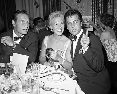 Dinah Shore George Montgomery & Tony Curtis Candid 1950's 8x10 Photo • $14.99