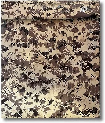 Desert Digital Camouflage Poly Tarp Cover Outdoor 8 Mil • $41.40