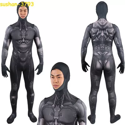 Game Halo Tights Bodysuit Cosplay Headgear Clothing Suit Jumpsuits Present Men  • $48.09