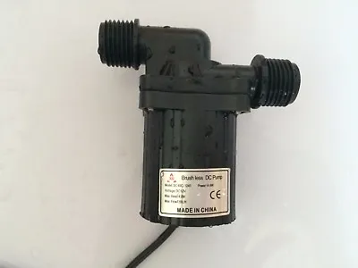 12V Micro DC Circulation Pump DC40C-1240 14W 1/2'' Threaded Inlet Low Noise Safe • $25.99