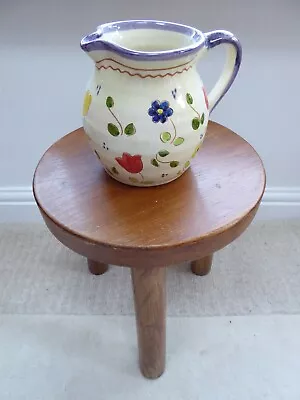 Vintage Oval Farmhouse Stool  3 Legged Milking Sturdy Craftsman Hand Made • £45