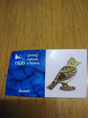 Rspb Pin Badge Skylark • £3.50