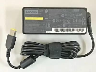 Genuine Lenovo 65W 20V 3.25A Laptop Charger AC Power Adapter Square Tip ThinkPad • $10.99