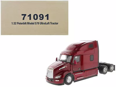 Peterbilt 579 Ultraloft Tractor Truck Red 1/32 Model By Diecast Masters 71091 • $106.50