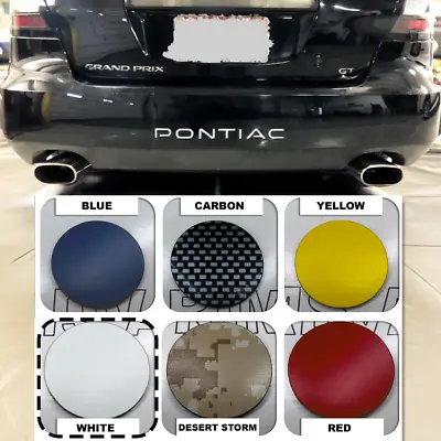 WHITE Rear Bumper Plastic Letters - 2004-2008 Pontiac Grand Prix NOT VINYL • $23.95