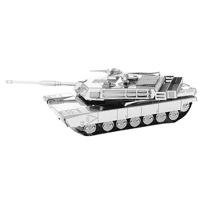 Fascinations Metal Earth M1 Abrams American Battle Tank 3D Laser Cut Model Kit • $10.95