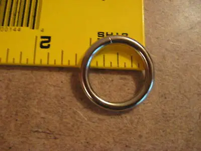 1  Nickel Plated / Steel Welded Heavy Duty O Rings (Pack Of 50)  • $19