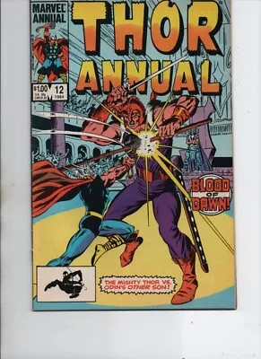Thor  Annual  # 12 (marvel 1984)intro Vidar/thors Brother-vf- • $2.99