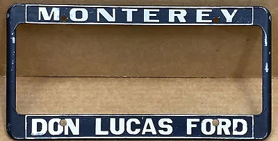 Rare  Ford  “ Don Lucas Ford ” ( Monterey Ca) Car 🚗 License Plate Frame • $168.88