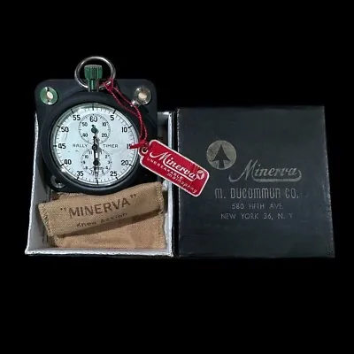 Minerva Rally Timer Dashboard Timer Stopwatch Mechanical • $1000