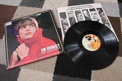 MIREILLE MATHIEU ’Direct L'olympia' 12” Vinyl RECORD LP Rare Gatefold POSTER • $18.94