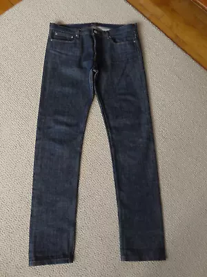 APC Petit New Standard Japanese Raw Selvedge Denim Jeans Size 33 X 33 • $84.99