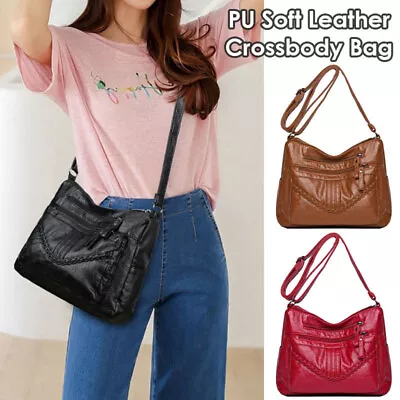 Women Ladies Cross Body Messenger Bag Shoulder Over Bags Soft Handbags Phone Bag • $16.29