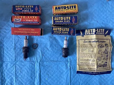 Vintage Auto-Lite Spark Plug Lot Of 6 AGR82 & BF-7 NIB • $26.99