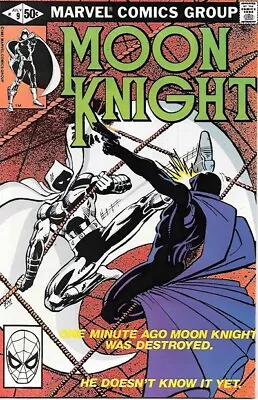 MOON KNIGHT #9 F Bill Sienkiewicz Direct Marvel Comics 1981 Stock Image • $7