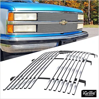 Fits 88-93 Chevy C/K Pickup/Suburban/Blazer Main Upper Billet Grille • $70.99