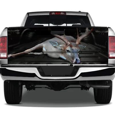 $90.75 • Buy Buck White-tail Hunting Dead Deer Graphic Tailgate Vinyl Decal Pickup Truck Wrap