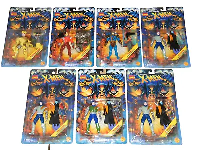 7 Vintage X-MEN Mutant Genesis MOC Figure Lot 1995 Toy Biz Sunfire Maverick ++ • $35