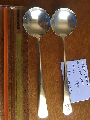 $155 • Buy Watson Sterling Chocolate Spoons Windsor Pattern