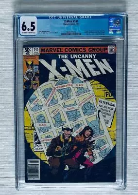 X-men #141- Cgc 6.5- 1st Rachel- Marvel 1981- We Combine Psotage • $115