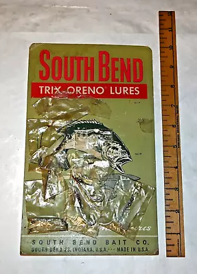 Vintage South Bend Trix Oreno Counter Easel Display • $125