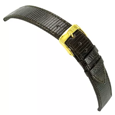 18mm Morellato Genuine Lizard Brown Flat Stitched Watch Band 858 • $33.96