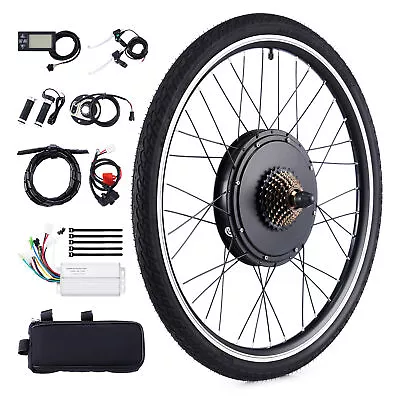 $177.92 • Buy 48V E Bike Conversion Kit 26 Inch Rear Wheel 1000 Watt Hub Motor Electric Bike