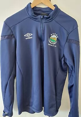 Linfield Football Shirt Training Top Large Adult • £25