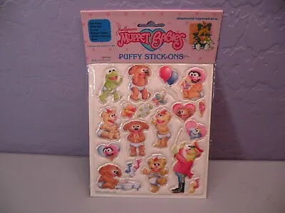 Vintage Jim Henson 1984 Muppet Babies Sticker Sheet Piggy Sealed Style 1 Kermit • $29.74