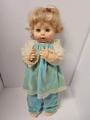 Vintage 1960 Horseman 21” Baby Girl Doll  Thirstee Walker  • $49.99