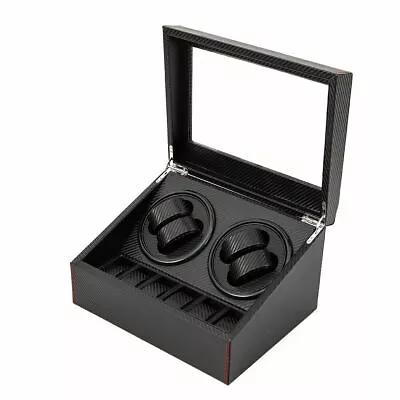 4+6 Automatic Rotation Watch Winder Box Storage Case Self Winding Display Box • $59.85