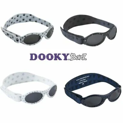 Dooky Banz Baby Sunglasses UV Sun Protection Lenses Adjustable Strap 0-2 Years • £15.99